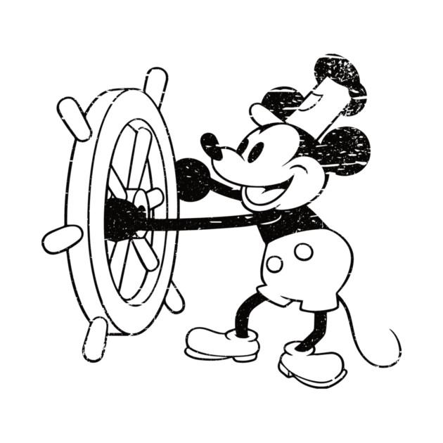 Vintage Steamboat Willie by Retro Remnant 