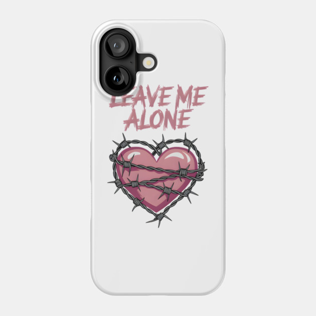 Leave Me Alone Phone Case by animegirlnft
