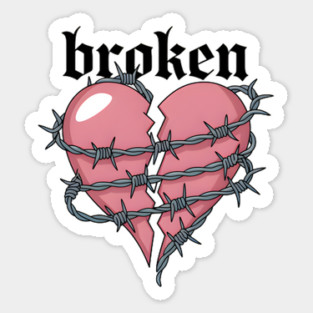 Broken Love Heart Magnet