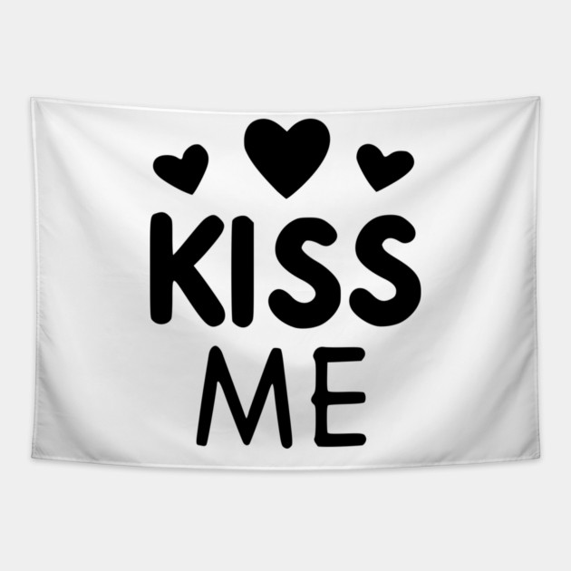 Kiss Me Tapestry by Frank Ring