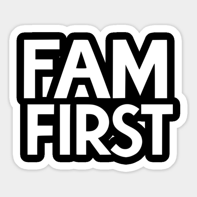 Fam First Magnet by Frank Ring