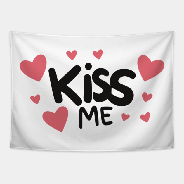 Kiss Me Tapestry by Frank Ring