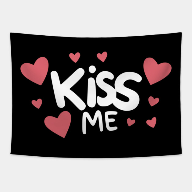 Kiss Me Tapestry by Frank Ring