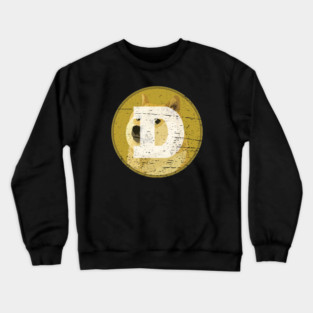 Dogecoin Vintage Crewneck Sweatshirt