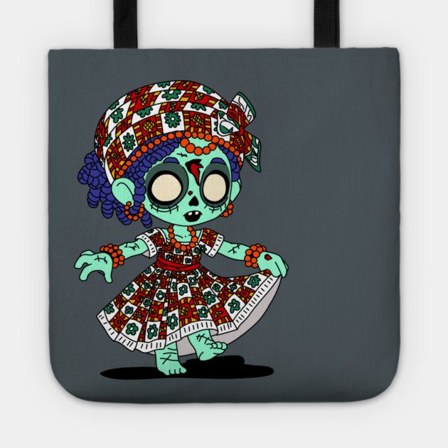 Cute West African Zombie Tote by H. R. Sinclair