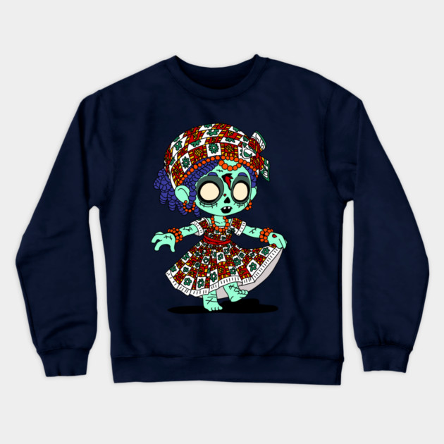 Cute West African Zombie Crewneck Sweatshirt by H. R. Sinclair