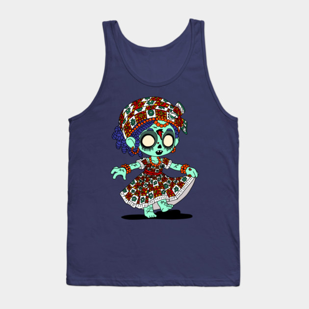 Cute West African Zombie Tank Top by H. R. Sinclair