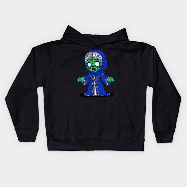 Cute Moroccan Zombie Kids Hoodie by H. R. Sinclair