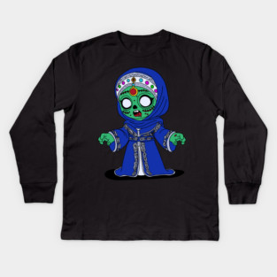 Cute Moroccan Zombie Kids Long Sleeve T-Shirt