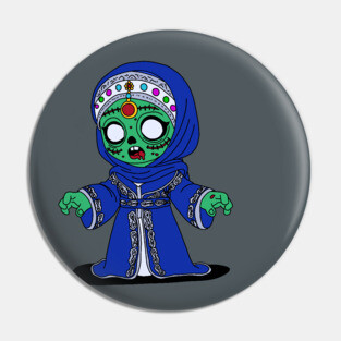 Cute Moroccan Zombie Pin