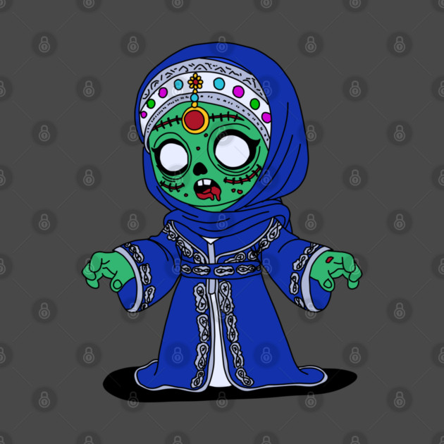 Cute Moroccan Zombie by H. R. Sinclair