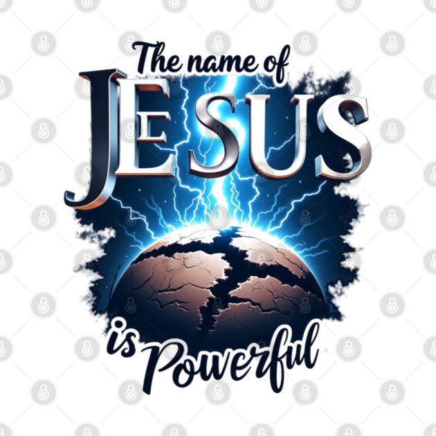 The Name of Jesus is Powerful Globe by Rox