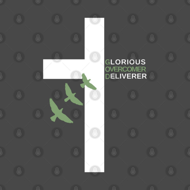 Glorious Overcomer Deliverer Cross by Rox