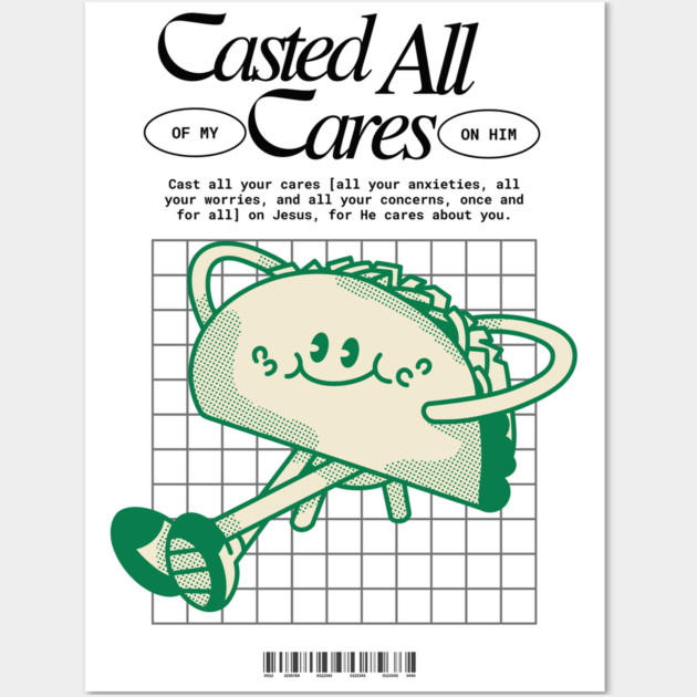 Casted All of My Cares on Him Wall Art by Rox