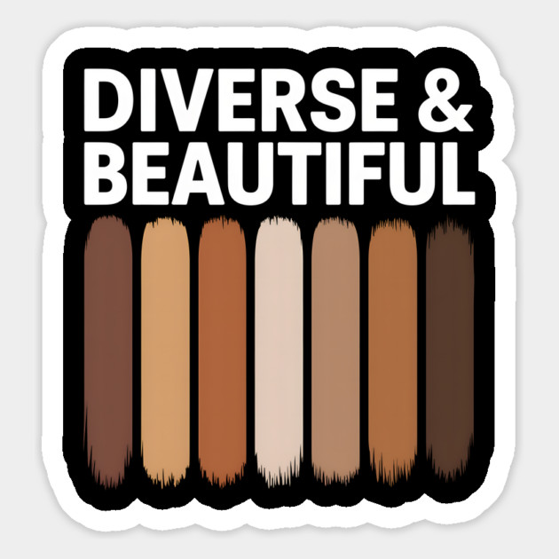 Diverse And Beautiful Melanin Shades Afrocentric Magnet by Douglas's Store 2