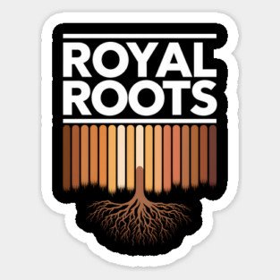 Melanin Roots Afrocentric Sticker