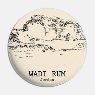 Wadi Rum - Jordan Pin