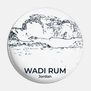 Wadi Rum - Jordan Pin