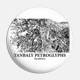 Tanbaly Petroglyphs - Kazakhstan Pin