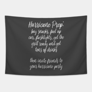 Hurricane Prep Tapestry