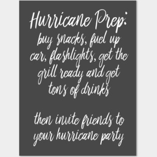 Hurricane Prep Posters and Art