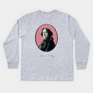 Authors - Oscar Wilde Kids Long Sleeve T-Shirt