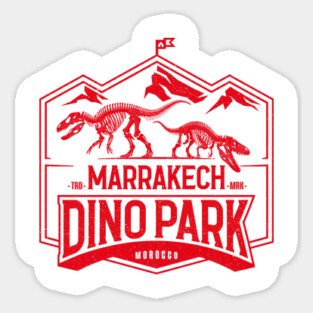 Morocco Marrakech Dino Park Sticker