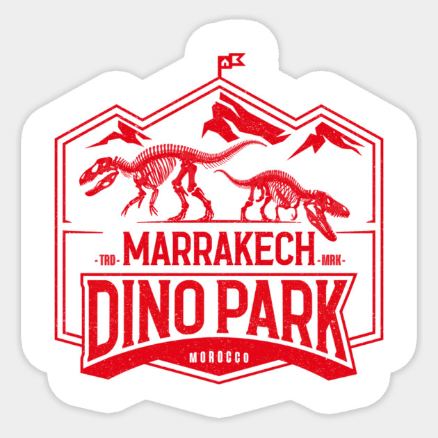 Morocco Marrakech Dino Park Sticker by Ahmed's Store 1