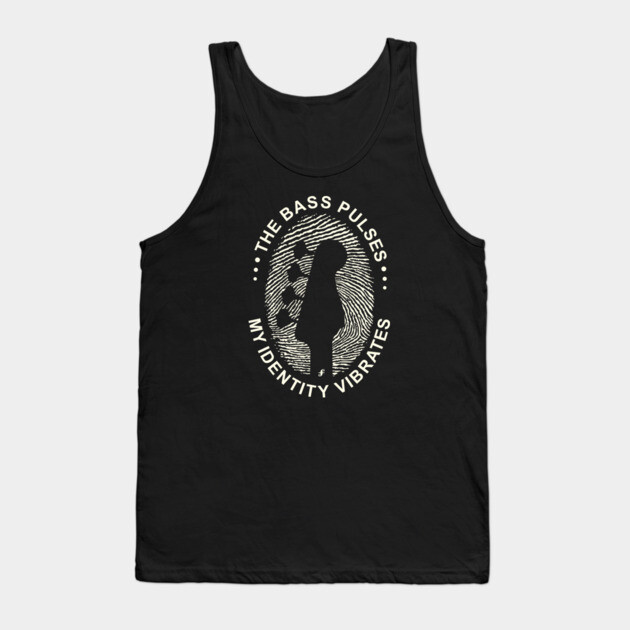Identity Vibrates. Bass DNA (Dark) Tank Top by filiposwear