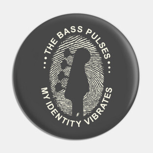 Identity Vibrates. Bass DNA (Dark) Pin