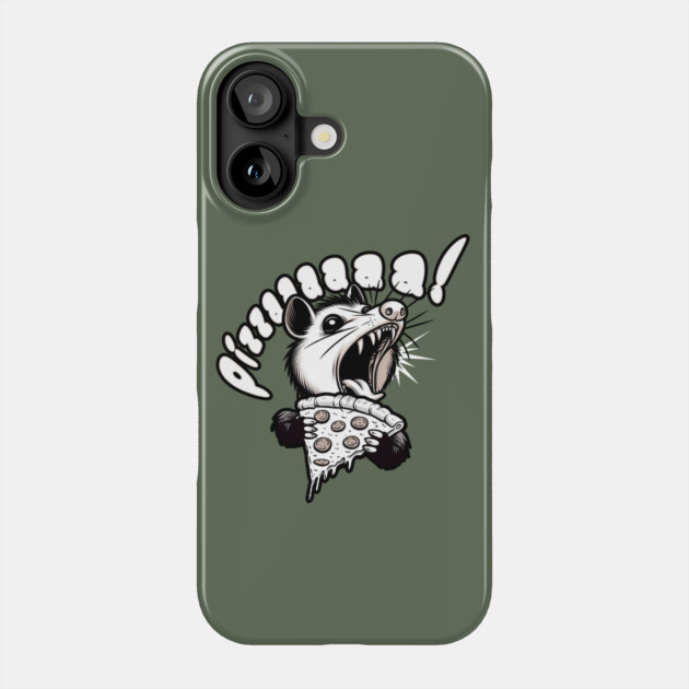 Funny, Possum Pizza Screamer Phone Case by Kevin's Store 2
