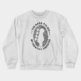 Identity Vibrates. Bass DNA (Light) Crewneck Sweatshirt
