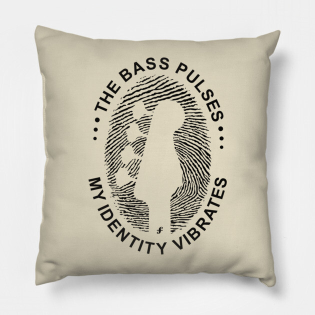 Identity Vibrates. Bass DNA (Light) Pillow by filiposwear