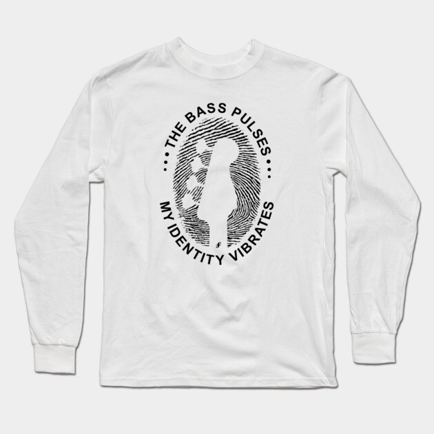 Identity Vibrates. Bass DNA (Light) Long Sleeve T-Shirt by filiposwear