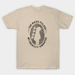 Identity Vibrates. Bass DNA (Light) T-Shirt