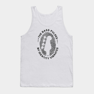 Identity Vibrates. Bass DNA (Light) Tank Top