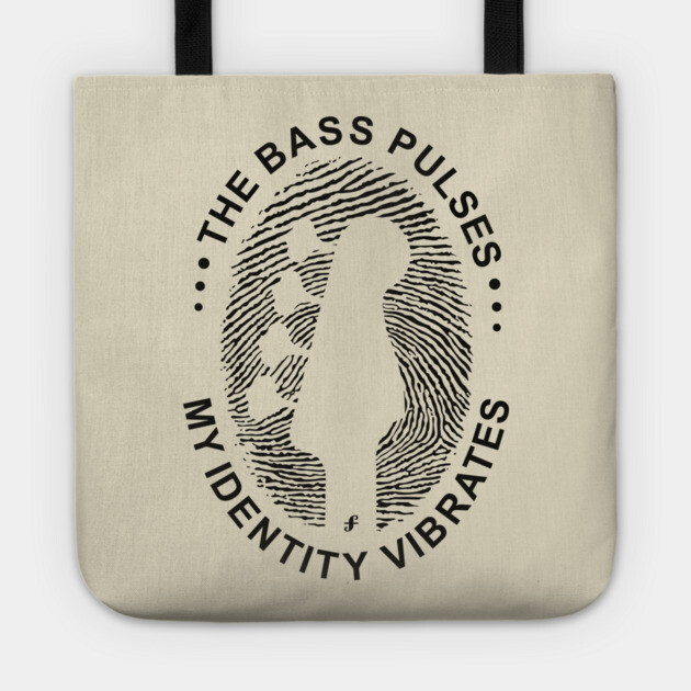 Identity Vibrates. Bass DNA (Light) Tote by filiposwear