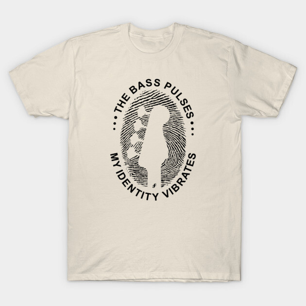 Identity Vibrates. Bass DNA (Light) T-Shirt by filiposwear