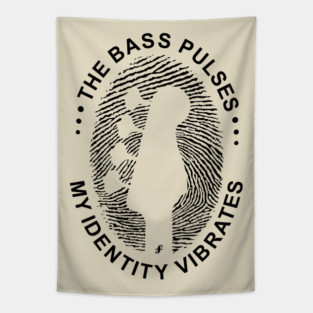 Identity Vibrates. Bass DNA (Light) Tapestry