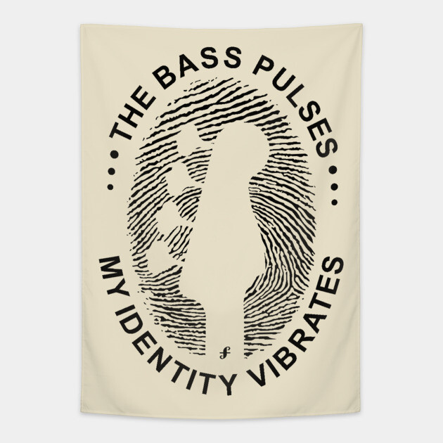 Identity Vibrates. Bass DNA (Light) Tapestry by filiposwear