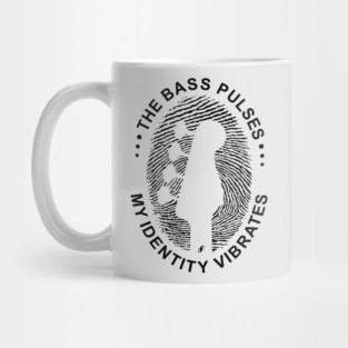 Identity Vibrates. Bass DNA (Light) Mug