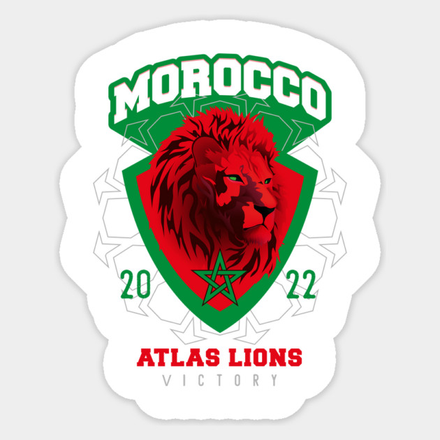 Morocco Atlas Lion worldcup 2022 Sticker by Ahmed's Store 1
