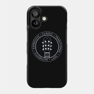 Classical Guitar Vibes. Dark Edition Phone Case