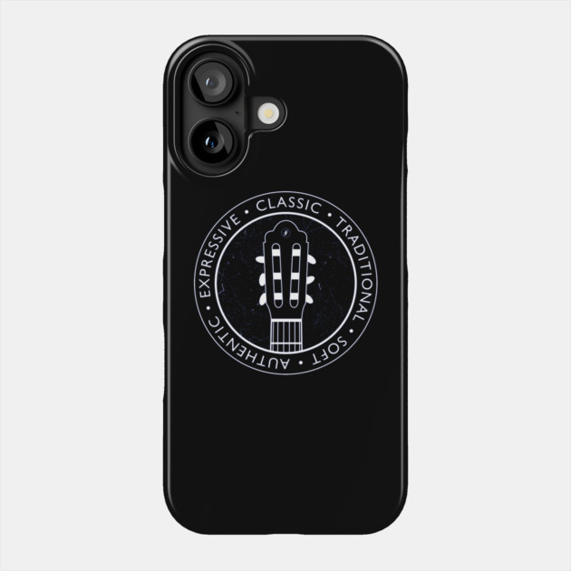 Classical Guitar Vibes. Dark Edition Phone Case by filiposwear