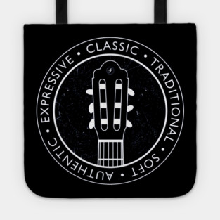 Classical Guitar Vibes. Dark Edition Tote