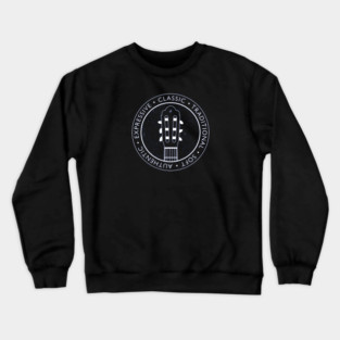 Classical Guitar Vibes. Dark Edition Crewneck Sweatshirt
