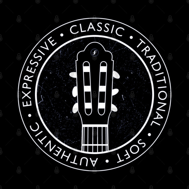 Classical Guitar Vibes. Dark Edition by filiposwear