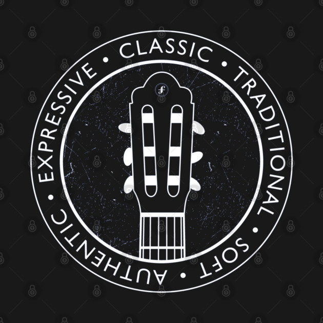 Classical Guitar Vibes. Dark Edition by filiposwear