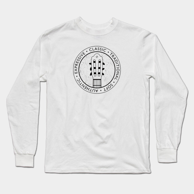Classical Guitar Vibes. Light Edition Long Sleeve T-Shirt by filiposwear