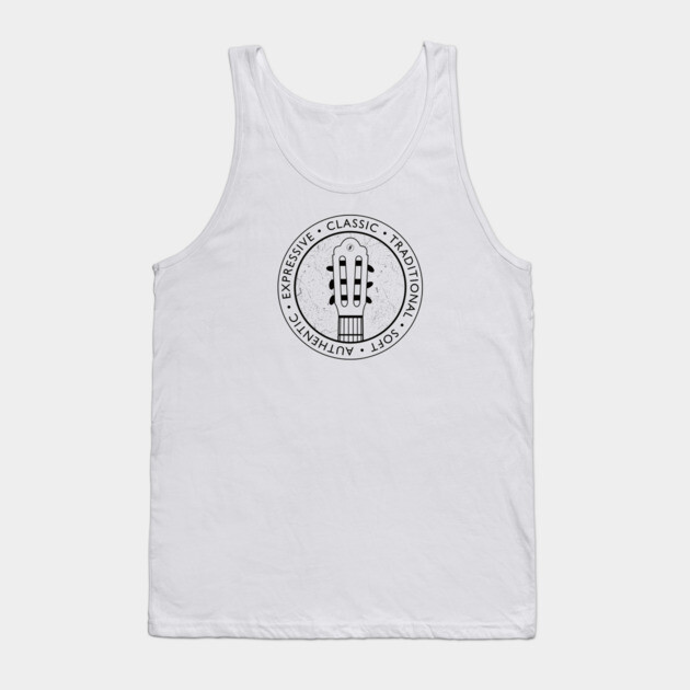 Classical Guitar Vibes. Light Edition Tank Top by filiposwear